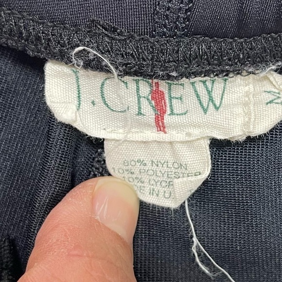 J. Crew black leggings with zippered ankles. Women’s size M - Picture 9 of 10